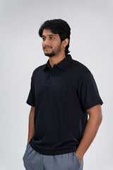 Semi Formal Polo T-Shirt Black
