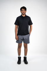 Semi Formal Polo T-Shirt Black