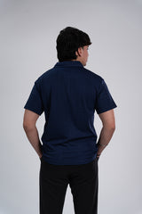 Semi Formal Polo T-Shirt Blue