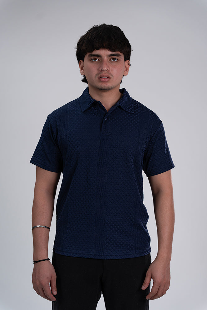 Semi Formal Polo T-Shirt Blue