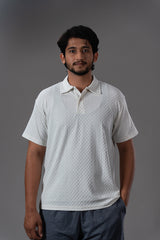 Semi Formal Polo T-Shirt White