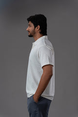 Semi Formal Polo T-Shirt White