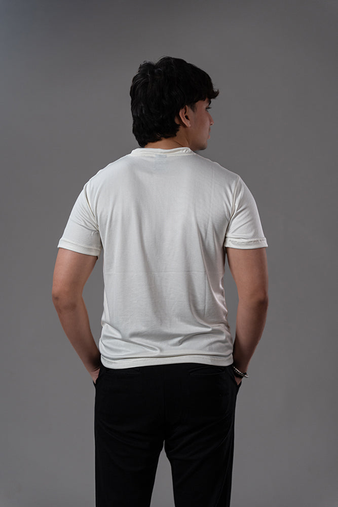 Men's Active Wear Tshirt White