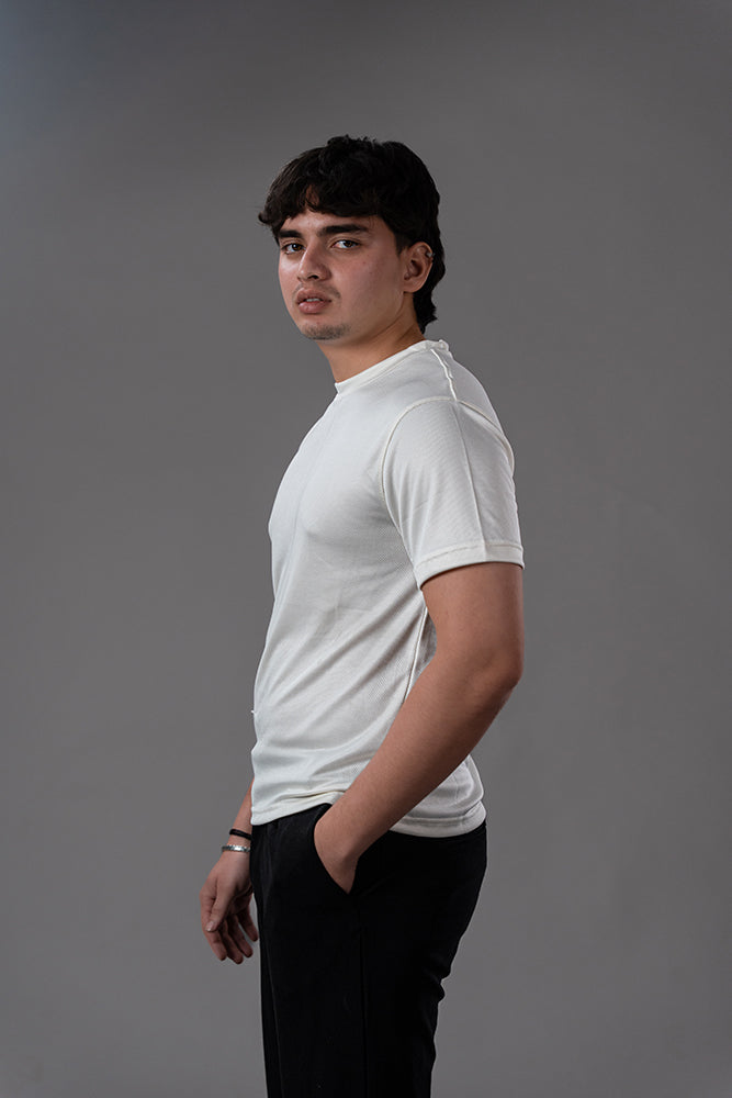 Men's Active Wear Tshirt White